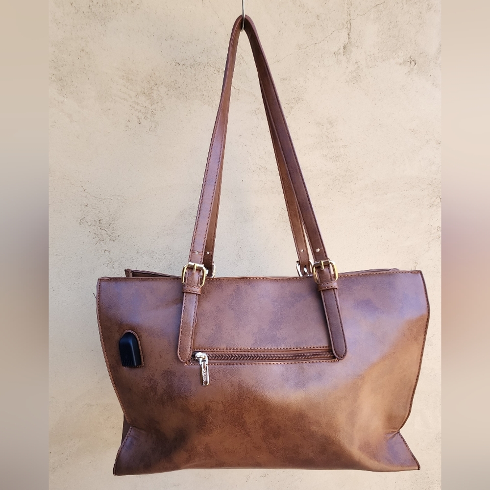 LOVEVOOK Brown Laptop Bag - Picture 10 of 14